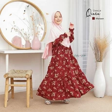Gamis Syari Anak 5 Tahun Modern Nubi