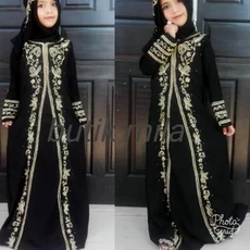 Gamis Syari Anak Balita Lebaran 7 Tahun