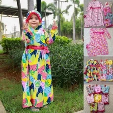 Gamis Anak Jersey Ori Ngaji Grosir