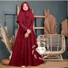 Gamis Jersey Anak Polos 9 Tahun