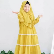 Gamis Anak Perempuan Katun Abaya Reseller