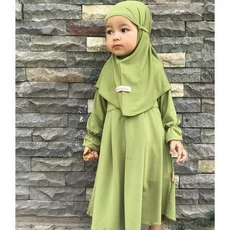 Gamis Anak Perempuan Katun SD Dropship