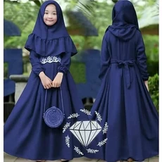 Gamis Daisy Pakaian Muslim Anak Seragam Reseller