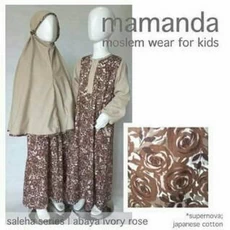 Gamis Polos Anak Perempuan Saudi Reseller