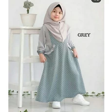 Gamis Anak Itycrepe Saudi Tanggung