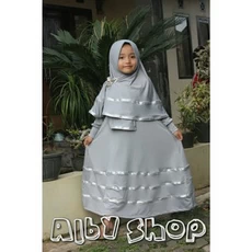 Gamis Anak Cewek Pakaian Muslim Anak Perempuan Saudi Dropship