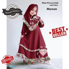 Gamis Anak Polos Tanpa Kerudung Saudi Promo