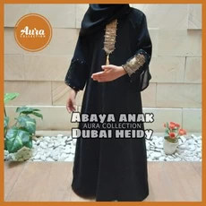 Baju Gamis Couple Ibu Dan Anak Perempuan Niqab 8 Tahun