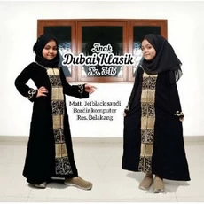 Gamis Anak Katun Madina Cadar Gratis Ongkir