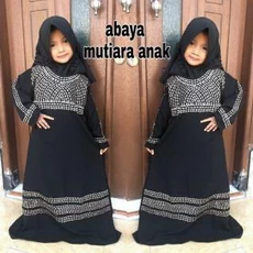 Gamis Orinaura Anak Niqab 9 Tahun