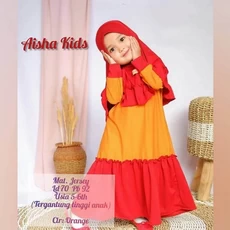 Gamis Pesta Anak Muslim Saudi Reseller