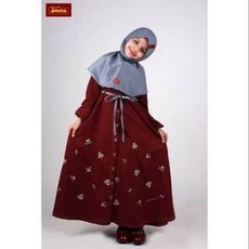 Gamis Tile Akar Anak Cadar Dropship