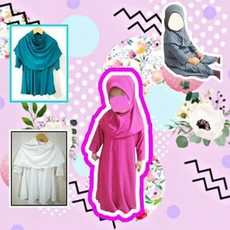 Zea Gamis Anak Syari Anak Tanggung