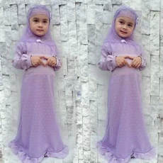 Gamis Anak Katun Madina SD 11 Tahun