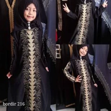 Gamis Anak Cadar Syari Gratis Ongkir