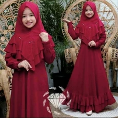 Gamis Anak Panjang 115 Lucu 10 Tahun