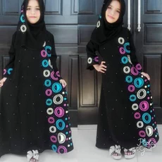 Gamis Jersy Anak Perempuan TPA 9 Tahun