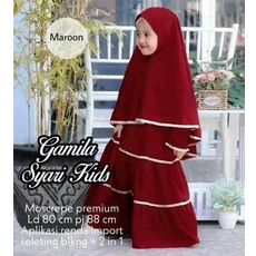 Gamis Pesta Anak Muslim Lebaran Gratis Ongkir