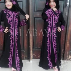 Gamis Syari Anak Polos SMP 12 Tahun