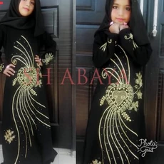 Model Baju Gamis Anak Niqab 9 Tahun