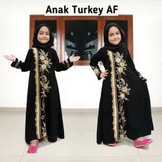 Gamis Anak Anak Perempuan Niqab 8 Tahun