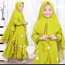 Syari Aurora Gamis Anak Niqab Remaja