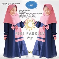 Gamis Anak Jersey Ori Lebaran Gratis Ongkir