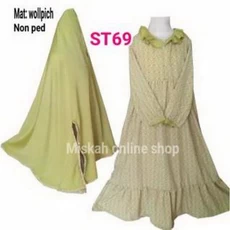 Baju Gamis Anak 12 Niqab 13 Tahun