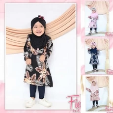 Baju Anak Gamis Polos 10 Tahun