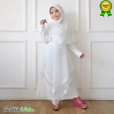 Baju Gamis Anak Zahra Series Lucu 11 Tahun