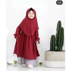 Gamis Anak Sd Muslim Perempuan Ngaji 12 Tahun