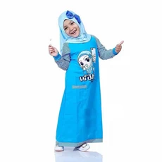 Kaos Gamis Anak Muslim Abaya 9 Tahun