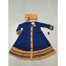 Gamis Anak Satin Velvet TPQ Remaja