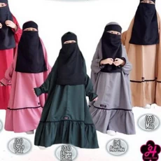 Gamis Anak 5 Th Niqab 5 Tahun