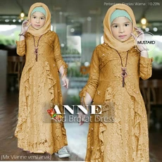 Gamis Anak Katun Saudi Gratis Ongkir