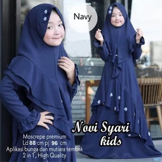 Gamis Satin Anak SD Anak Tanggung