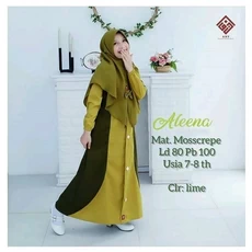 Gamis Anak Set Jersey Lebaran Anak Tanggung