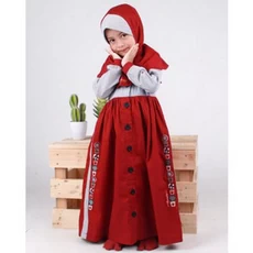 Gamis Anak Syari Asdf Niqab Reseller