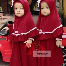 Gamis Anak Tosca Pakaian Muslim Anak Perempuan Polos Terbaru