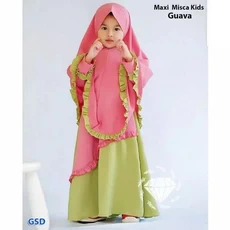 Gamis Anak Perempuan 3 Sd 4 Syari Terbaru