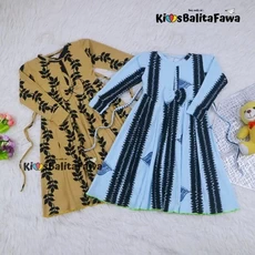 Gamis Anak Hijau Botol Seragam Dropship