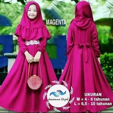 Gamis Couple Ibu Anak Murah Cadar 7 Tahun