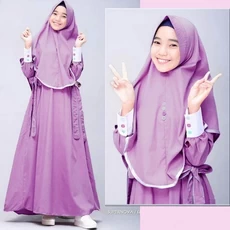 Zea Gamis Anak Syari Tanggung