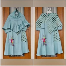 Gamis Anak Jersey Remaja Syari 6 Tahun