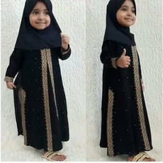 Gamis Anak Perempuan Kaos Abaya 11 Tahun