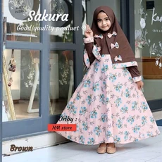 Gamis Katun Anak Perempuan 6 12 Kaos Anak Dungdungkids Dropship