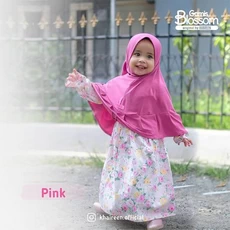 Baju Gamis Anak Cadar Cadar 5 Tahun