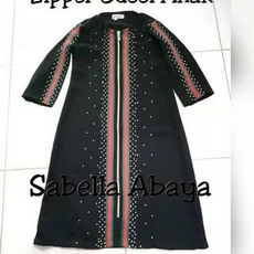 Gamis Polos Anak Perempuan Syari 7 Tahun