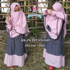 Gamis Syari Anak Perempuan SD 11 Tahun