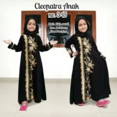 Gamis Anak Perempuan Bahan Katun Lucu 6 Tahun